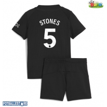 Manchester City John Stones #5 Bortedraktsett Barn 2025-26 Kortermet (+ Korte bukser)
